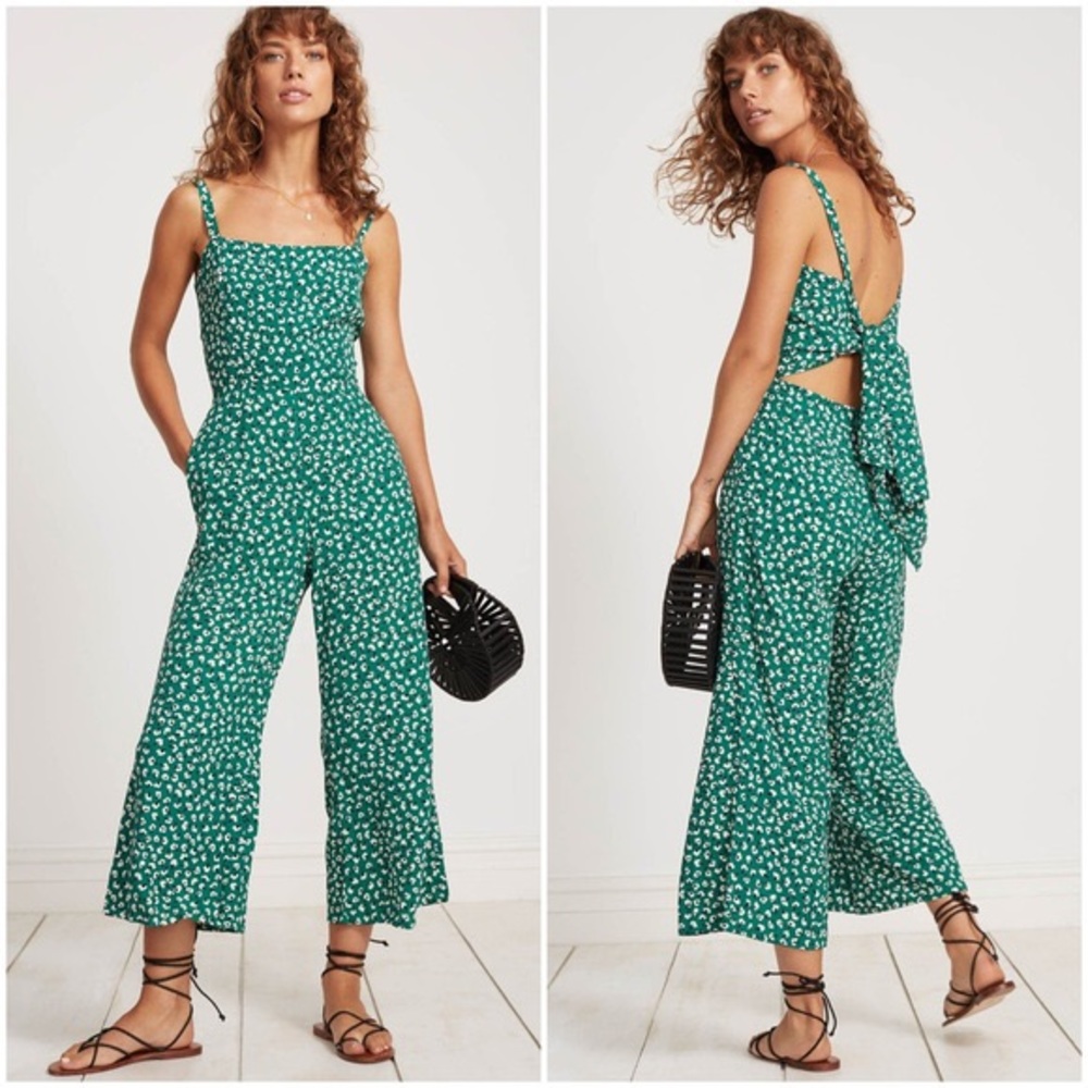 Faithfull The Brand Playa Bloom Jumpsuit size 4